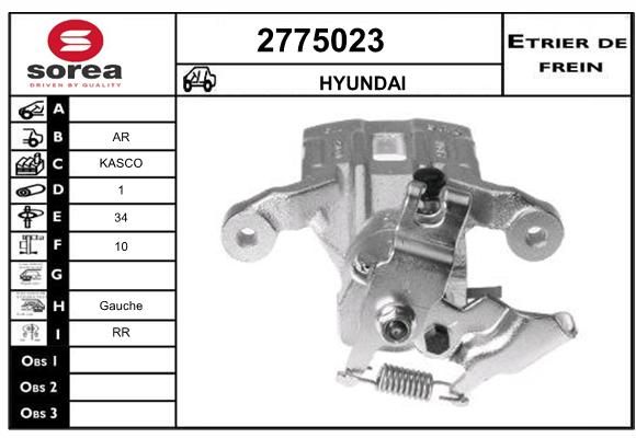 EAI Bremžu suports 2775023