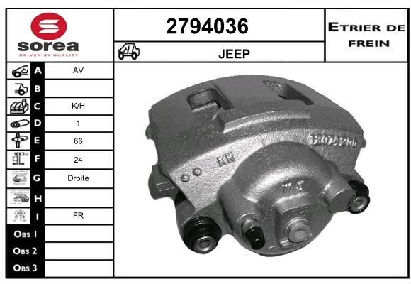 EAI Bremžu suports 2794036