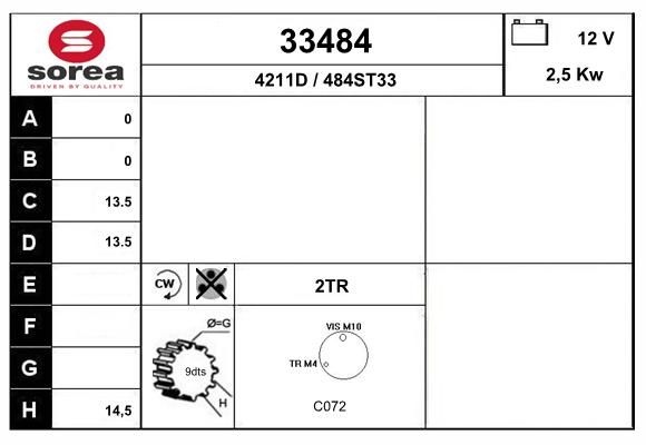 EAI Starteris 33484