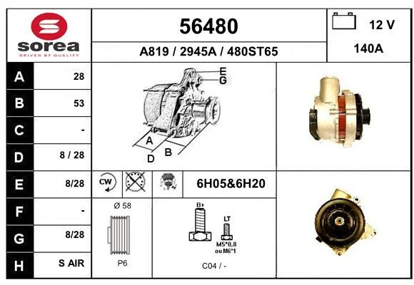 EAI Ģenerators 56480