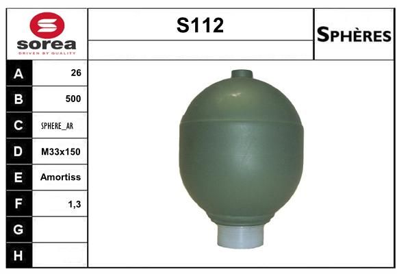 EAI Гидроаккумулятор, подвеска / амортизация S112