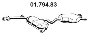 EBERSPÄCHER Izplūdes gāzu trokšņa slāpētājs (pēdējais) 01.794.83