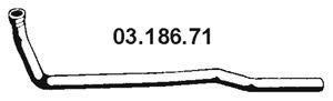 EBERSPÄCHER Труба выхлопного газа 03.186.71