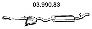 EBERSPÄCHER Глушитель выхлопных газов конечный 03.990.83