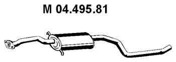 EBERSPÄCHER Vidējais izpl. gāzu trokšņa slāpētājs 04.495.81