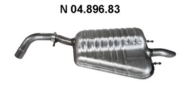 EBERSPÄCHER Izplūdes gāzu trokšņa slāpētājs (pēdējais) 04.896.83