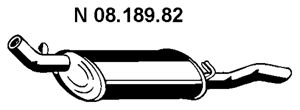 EBERSPÄCHER Izplūdes gāzu trokšņa slāpētājs (pēdējais) 08.189.82