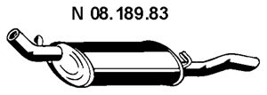EBERSPÄCHER Izplūdes gāzu trokšņa slāpētājs (pēdējais) 08.189.83
