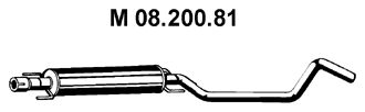 EBERSPÄCHER Vidējais izpl. gāzu trokšņa slāpētājs 08.200.81