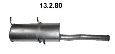 EBERSPÄCHER Глушитель выхлопных газов конечный 13.2.80