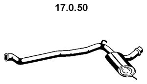 EBERSPÄCHER Izplūdes gāzu priekšslāpētājs 17.0.50