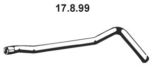 EBERSPÄCHER Труба выхлопного газа 17.8.99