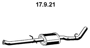 EBERSPÄCHER Vidējais izpl. gāzu trokšņa slāpētājs 17.9.21