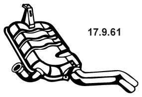 EBERSPÄCHER Izplūdes gāzu trokšņa slāpētājs (pēdējais) 17.9.61