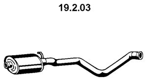 EBERSPÄCHER Izplūdes gāzu priekšslāpētājs 19.2.03