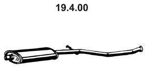 EBERSPÄCHER Vidējais izpl. gāzu trokšņa slāpētājs 19.4.00