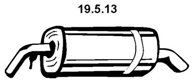 EBERSPÄCHER Глушитель выхлопных газов конечный 19.5.13