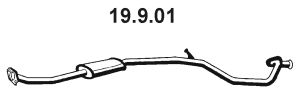 EBERSPÄCHER Vidējais izpl. gāzu trokšņa slāpētājs 19.9.01