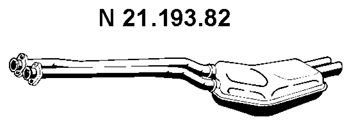 EBERSPÄCHER Izplūdes gāzu trokšņa slāpētājs (pēdējais) 21.193.82