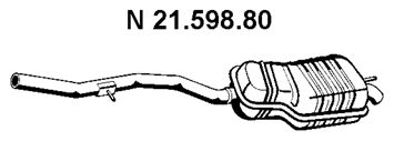 EBERSPÄCHER Izplūdes gāzu trokšņa slāpētājs (pēdējais) 21.598.80