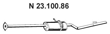 EBERSPÄCHER Глушитель выхлопных газов конечный 23.100.86
