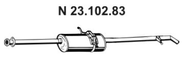 EBERSPÄCHER Глушитель выхлопных газов конечный 23.102.83