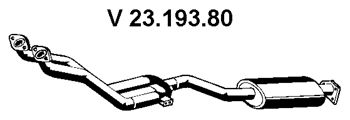 EBERSPÄCHER Предглушитель выхлопных газов 23.193.80