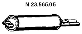 EBERSPÄCHER Izplūdes gāzu trokšņa slāpētājs (pēdējais) 23.565.05