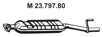 EBERSPÄCHER Средний глушитель выхлопных газов 23.797.80