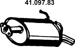 EBERSPÄCHER Глушитель выхлопных газов конечный 41.097.83