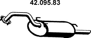 EBERSPÄCHER Глушитель выхлопных газов конечный 42.095.83