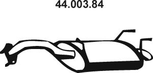 EBERSPÄCHER Izplūdes gāzu trokšņa slāpētājs (pēdējais) 44.003.84