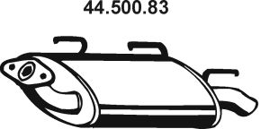 EBERSPÄCHER Izplūdes gāzu trokšņa slāpētājs (pēdējais) 44.500.83