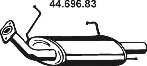 EBERSPÄCHER Izplūdes gāzu trokšņa slāpētājs (pēdējais) 44.696.83