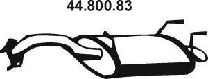 EBERSPÄCHER Izplūdes gāzu trokšņa slāpētājs (pēdējais) 44.800.83