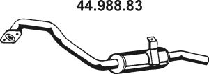 EBERSPÄCHER Izplūdes gāzu trokšņa slāpētājs (pēdējais) 44.988.83
