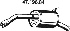 EBERSPÄCHER Izplūdes gāzu trokšņa slāpētājs (pēdējais) 47.196.84