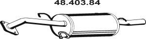 EBERSPÄCHER Izplūdes gāzu trokšņa slāpētājs (pēdējais) 48.403.84