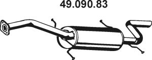 EBERSPÄCHER Izplūdes gāzu trokšņa slāpētājs (pēdējais) 49.090.83