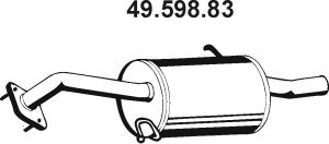 EBERSPÄCHER Глушитель выхлопных газов конечный 49.598.83