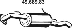 EBERSPÄCHER Глушитель выхлопных газов конечный 49.698.83