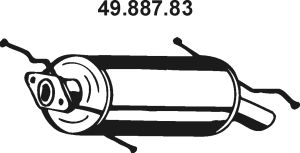 EBERSPÄCHER Глушитель выхлопных газов конечный 49.887.83