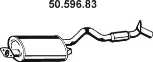 EBERSPÄCHER Izplūdes gāzu trokšņa slāpētājs (pēdējais) 50.596.83