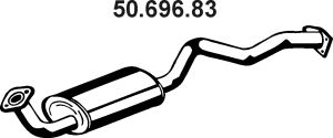 EBERSPÄCHER Izplūdes gāzu trokšņa slāpētājs (pēdējais) 50.696.83