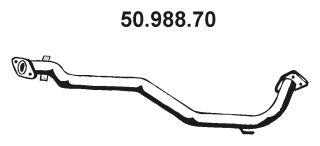 EBERSPÄCHER Izplūdes caurule 50.988.70