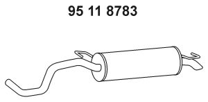 EBERSPÄCHER Izplūdes gāzu trokšņa slāpētājs (pēdējais) 95 11 8783