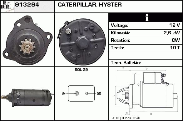 EDR Starteris 913325