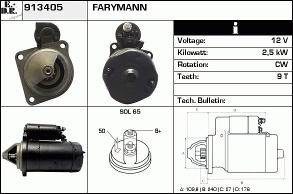 EDR Starteris 913437