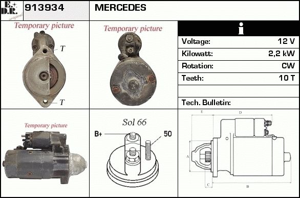 EDR Starteris 913957