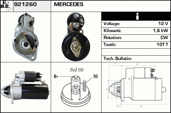 EDR Starteris 922260